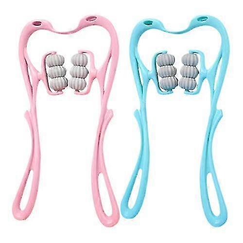 Neck Massagers Roller Colorful Plastic Shoulder Trigger-point-therapy-relaxation