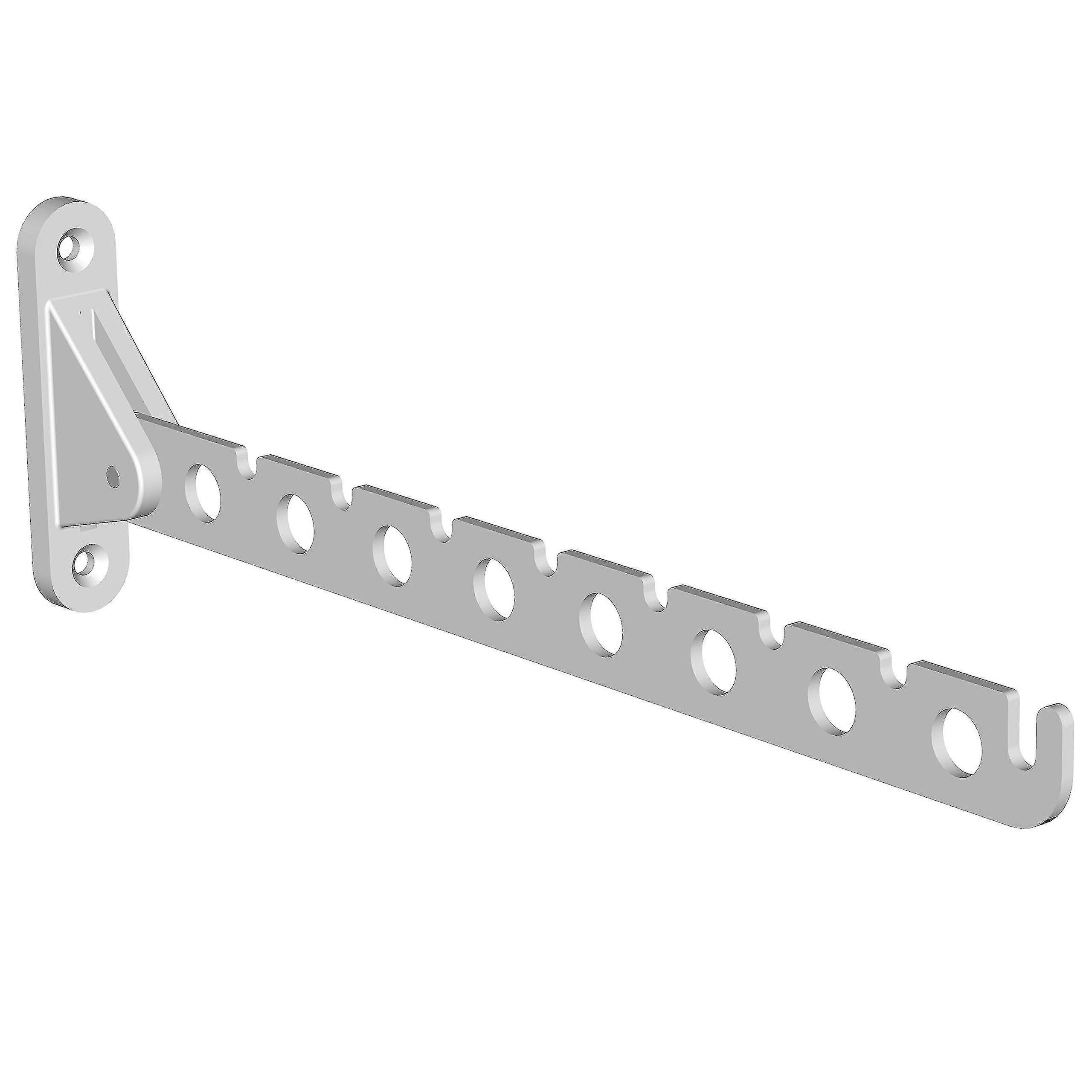 Aluminum Clothes Rail With Hooks