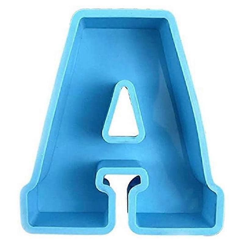 3D Alphabet Epoxy Resin Silicone Mold, Casting Molds(A)