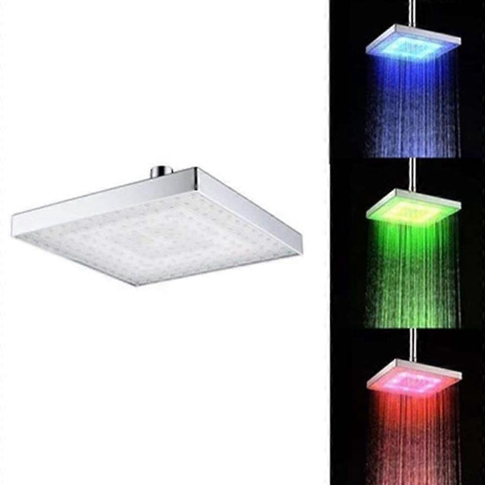 Multiple Colors Changing Led Shower Head Bathroom Rainfall