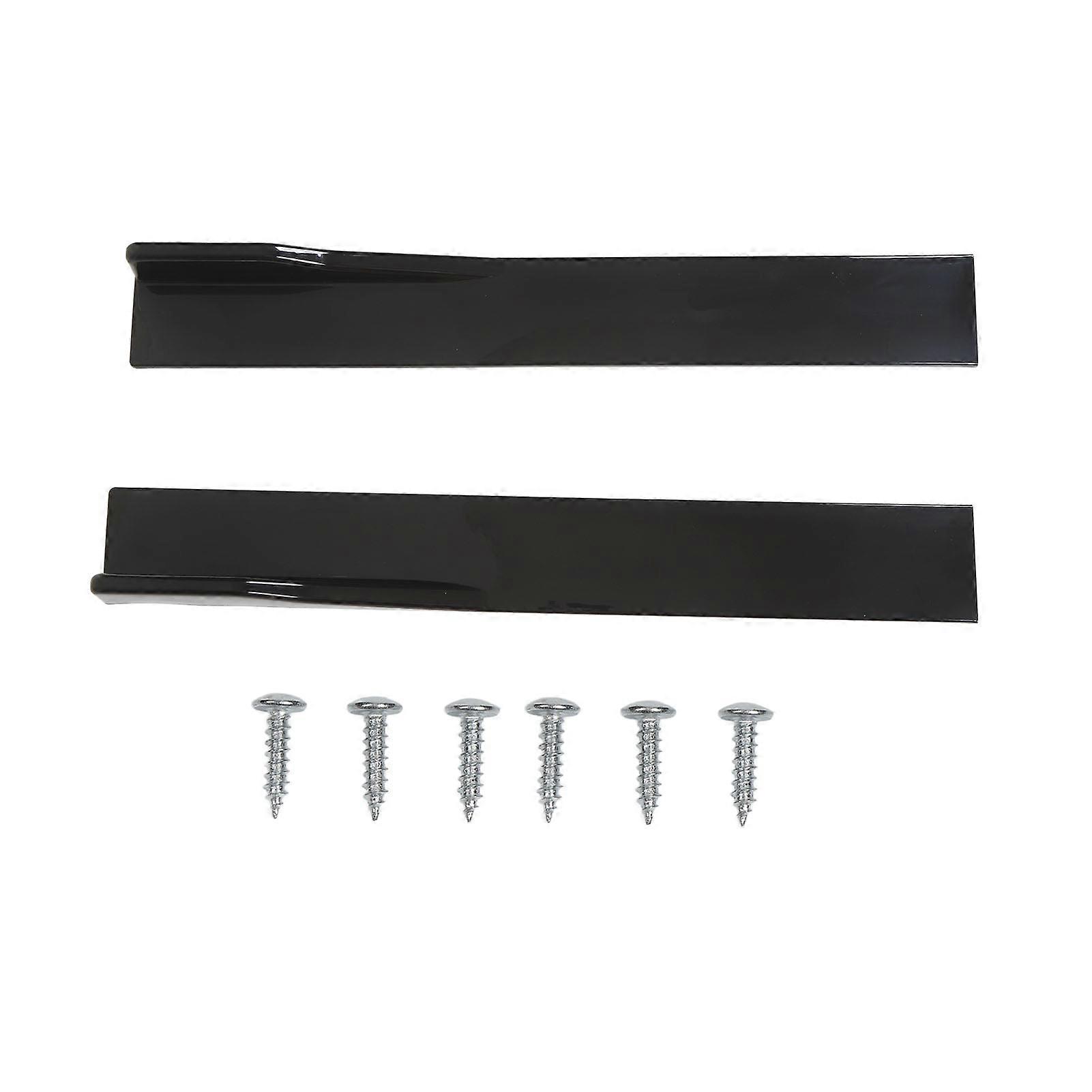 2Pcs Auto Side Skirt Posteriore Lucido Balck Side Skirt Winglet Diffusore Labbro Per Accord Civic