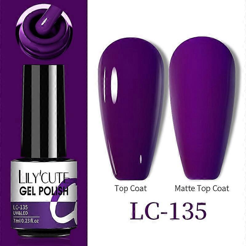 Thermal Nail Gel Polish 3 Layers Temperature Shiny Color Changing Series Semi Permanent  Soak Off UV Nail Gels PolishLC-135