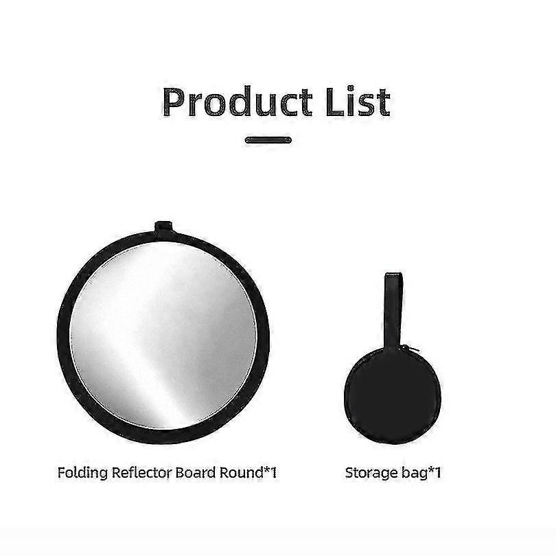 2 In 1 Pocket Mirror Super Portable Micro Mirror 30cm Foldable