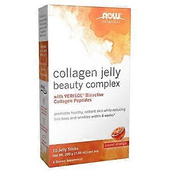 Now Foods Collagen Jelly Beauty Complex Sweet Orange, 7.05 Oz / (10 Jelly Sticks) (Pack of 1)