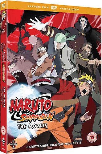 Naruto - Shippuden Movie Pentalogy DVD (2014) Hajime Kamegaki cert 15 5 discs - Region 2