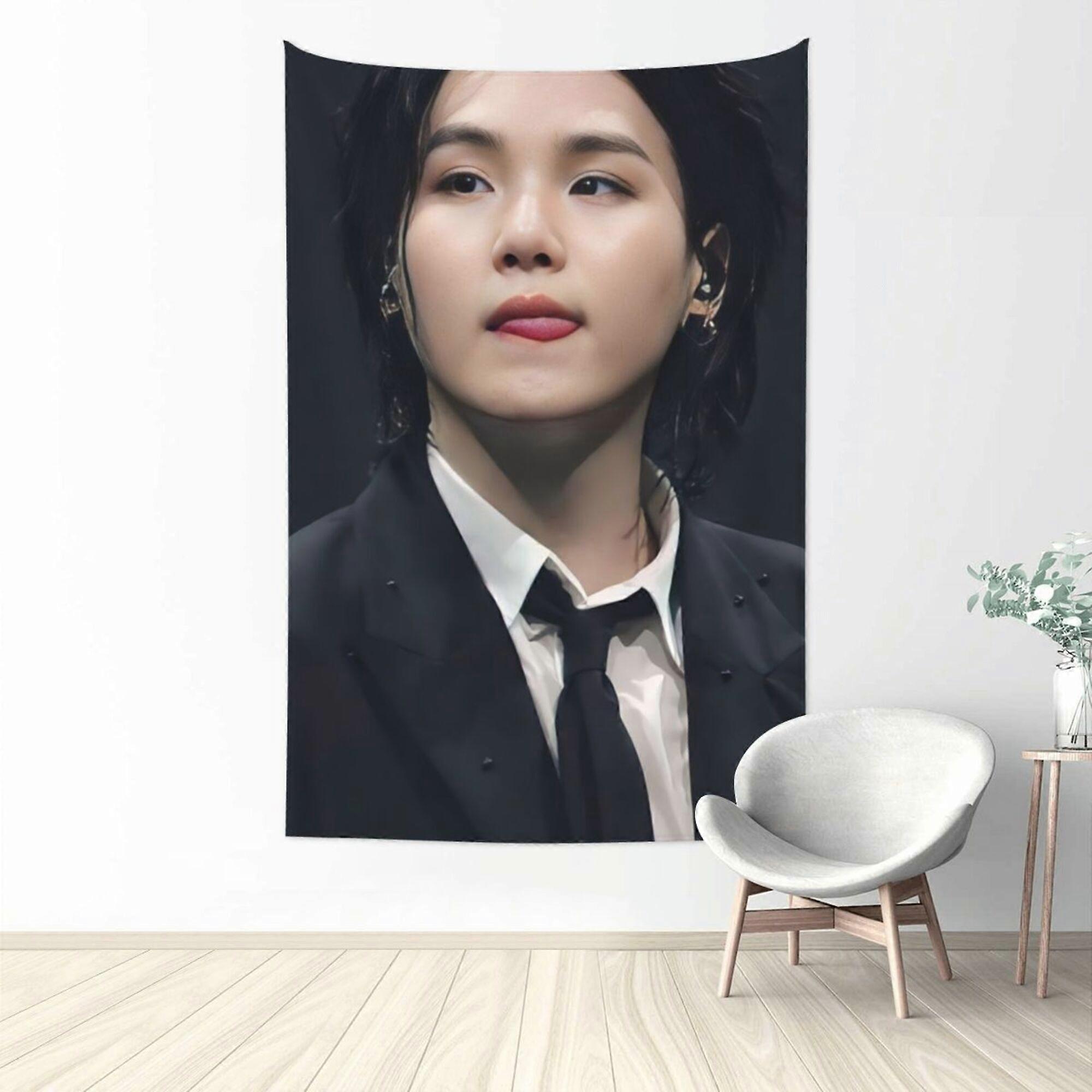BTS SUGA (52) Ταπετσαρία τοίχου κρεμαστή διακόσμηση για διαμέρισμα BTS SUGA (52) Αρχική Τέχνη Τοίχος 60x40In-ML117