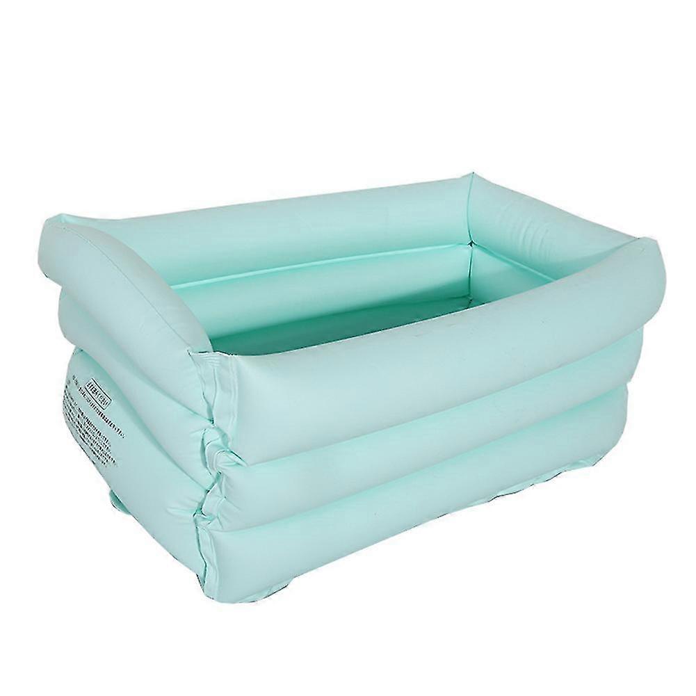 Bærbart oppblåsbart babybadekar sammenleggbart vaskekar