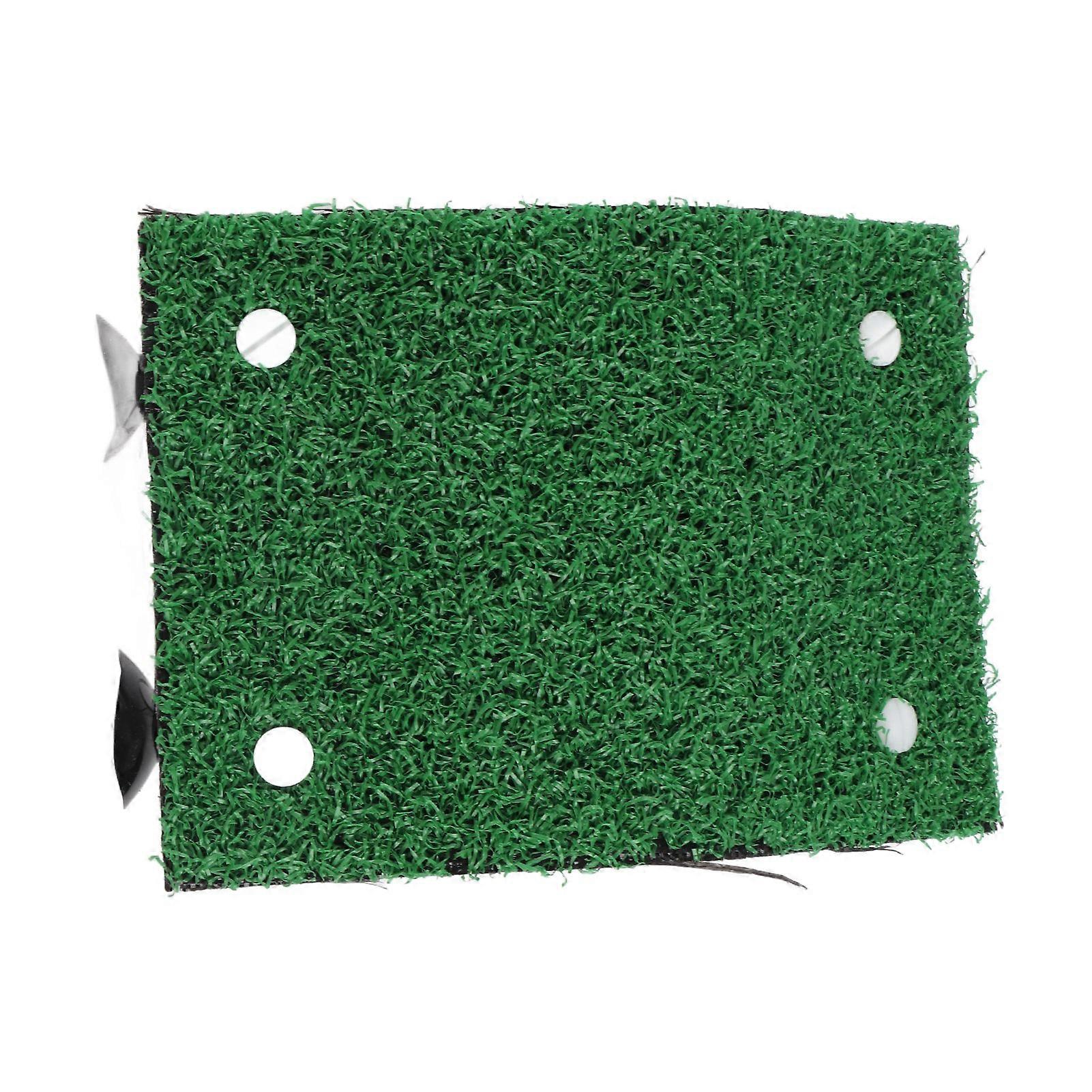 Turtle Basking Platform with Suction Cup Simulation Grass Ladder for Small Reptiles and Frogs