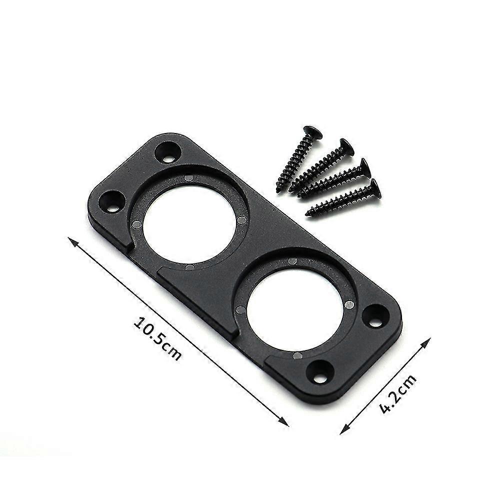 High quality1 2 3 4 Hole USB Outlet Socket Panel Black ABS Housing Holder Kit Mounting for Car Boat Truck Dashboard Cigarette Lighter Socket