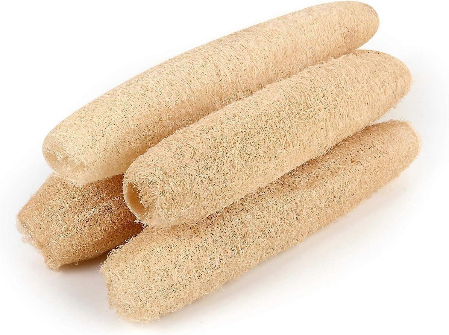 Éponges de Douche Naturelle Luffa Bio - 4 PCS