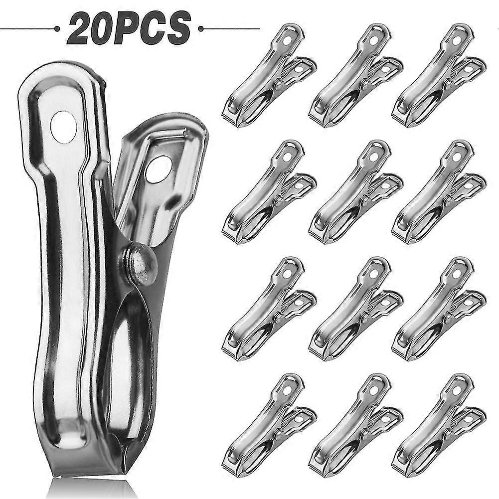 !20pcs/set Fixed Greenhouse Clip Stainless Steel Flower Plants Tools For Netting