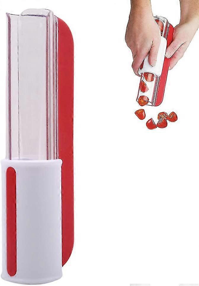 Fruit Slicer, Crday 1pc Zip Slicer Tomato Grape Slicer Salad Fast Cutter Slicer Kitchen Accessor