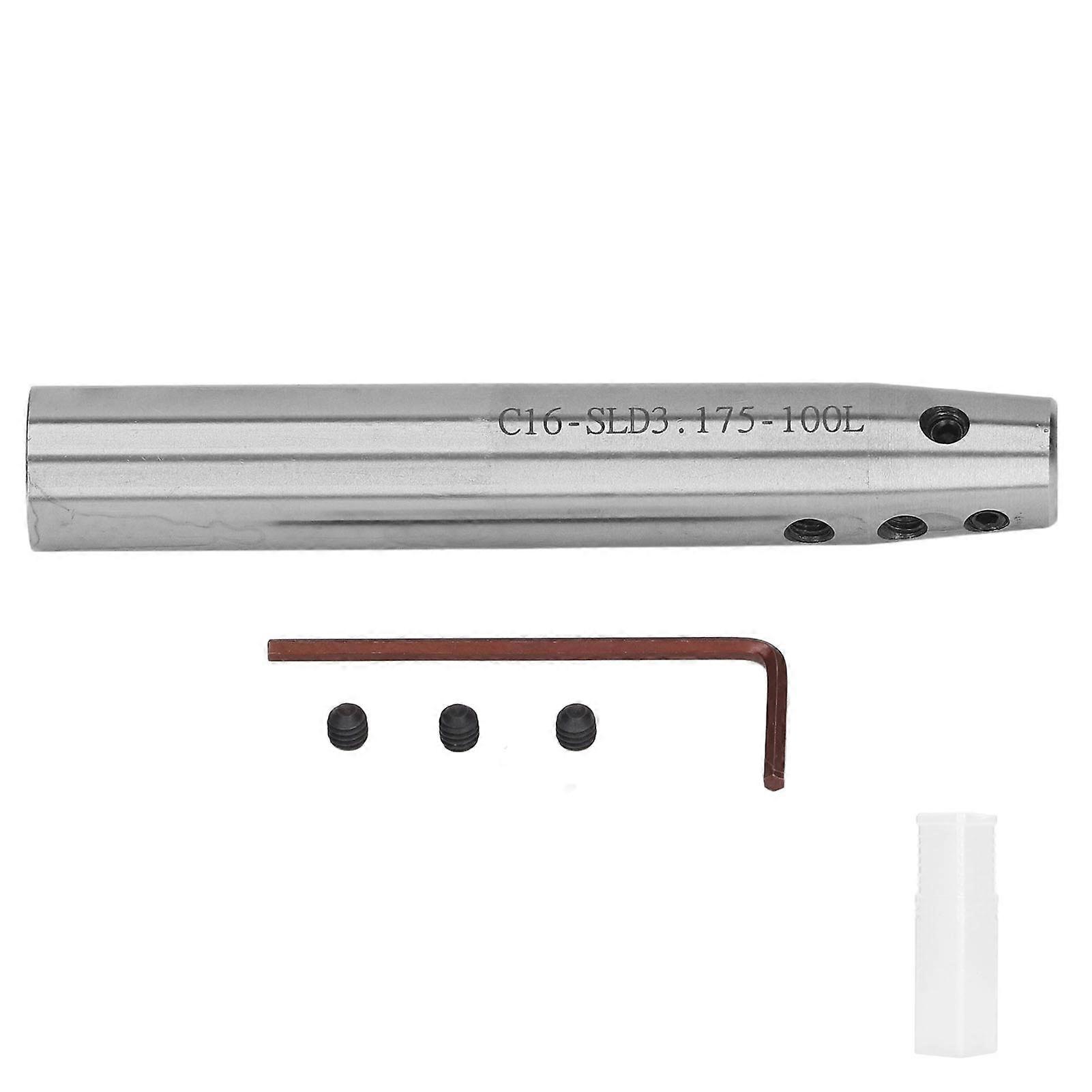 Side Fixed Extension Rod Carbide Extender Rod for CNC Lathe Milling Cutter C16 SLD3.175 100L