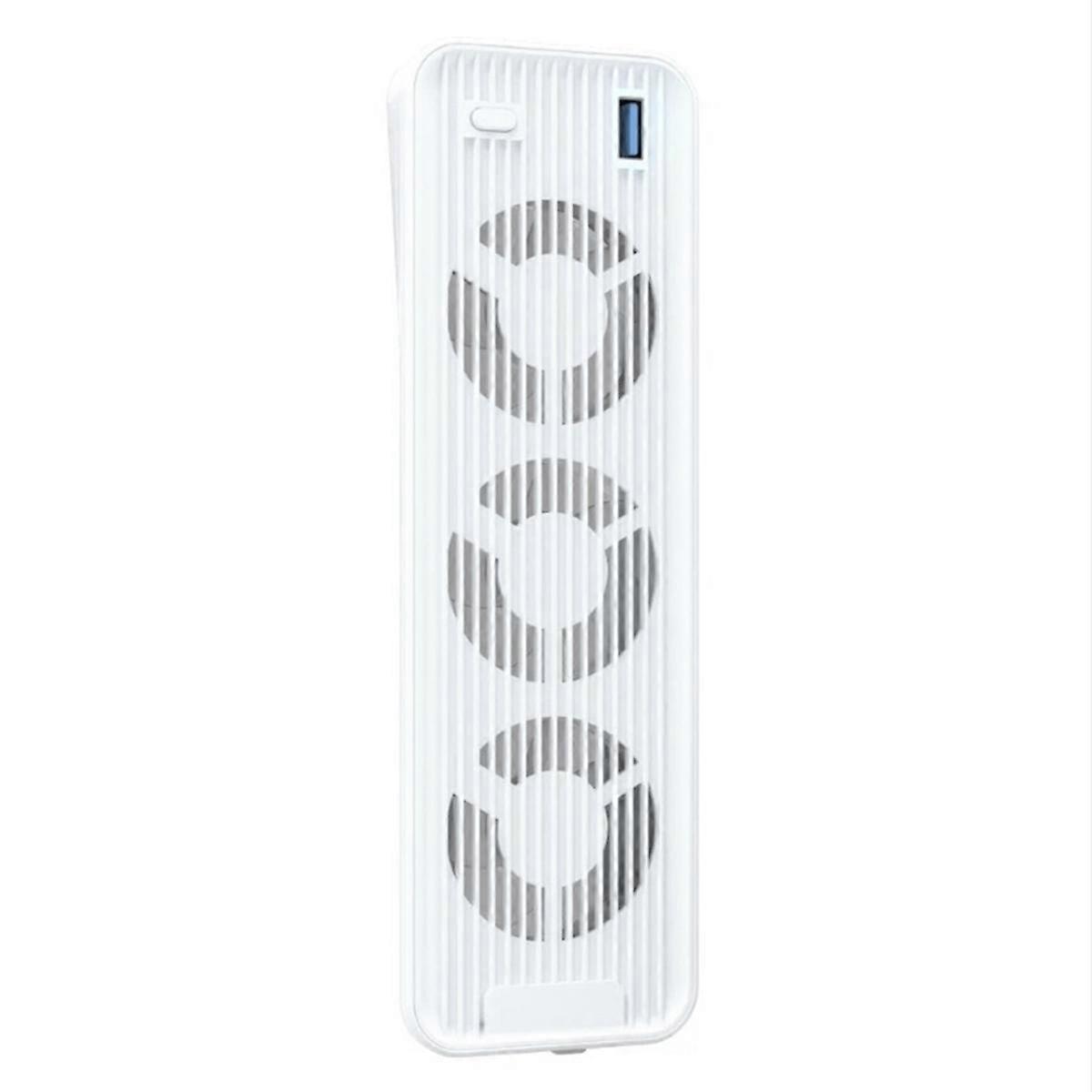 Suitable for Cooling Fan Silent Cooler with LED Light USB3.0 Port Game Console Cooling Fan White