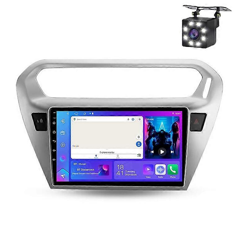 Android Carplay Car Radio For Peugeot 301 Citroen C-Elysee 2012-2016 Video Player Navigation