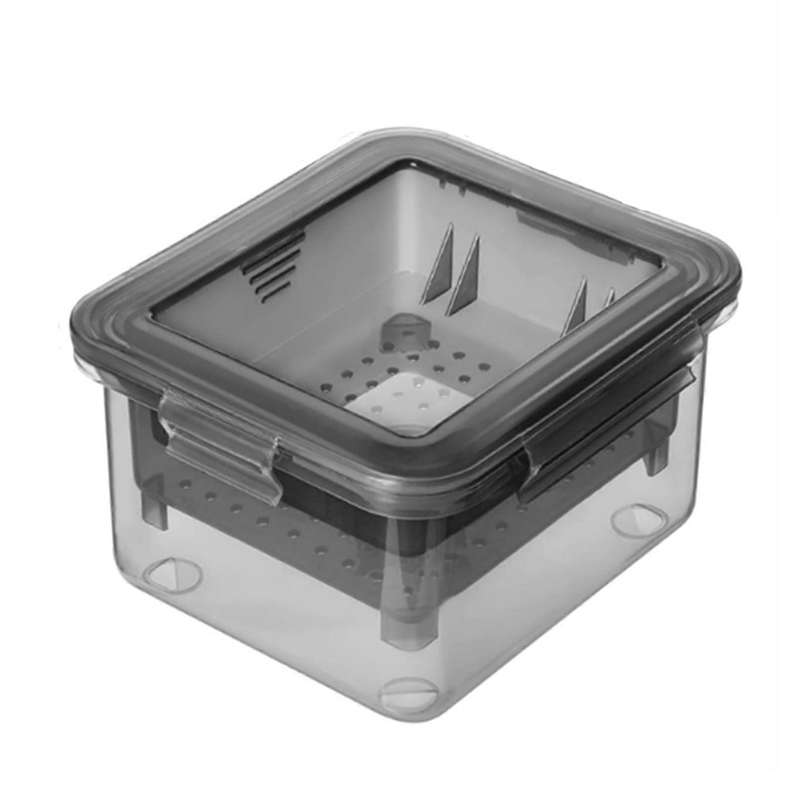 Tofu Press Box Tofu Presser for Firm or Extra Firm Tofu Drainer Dishwasher Safe Tofu Maker with Water Drainer