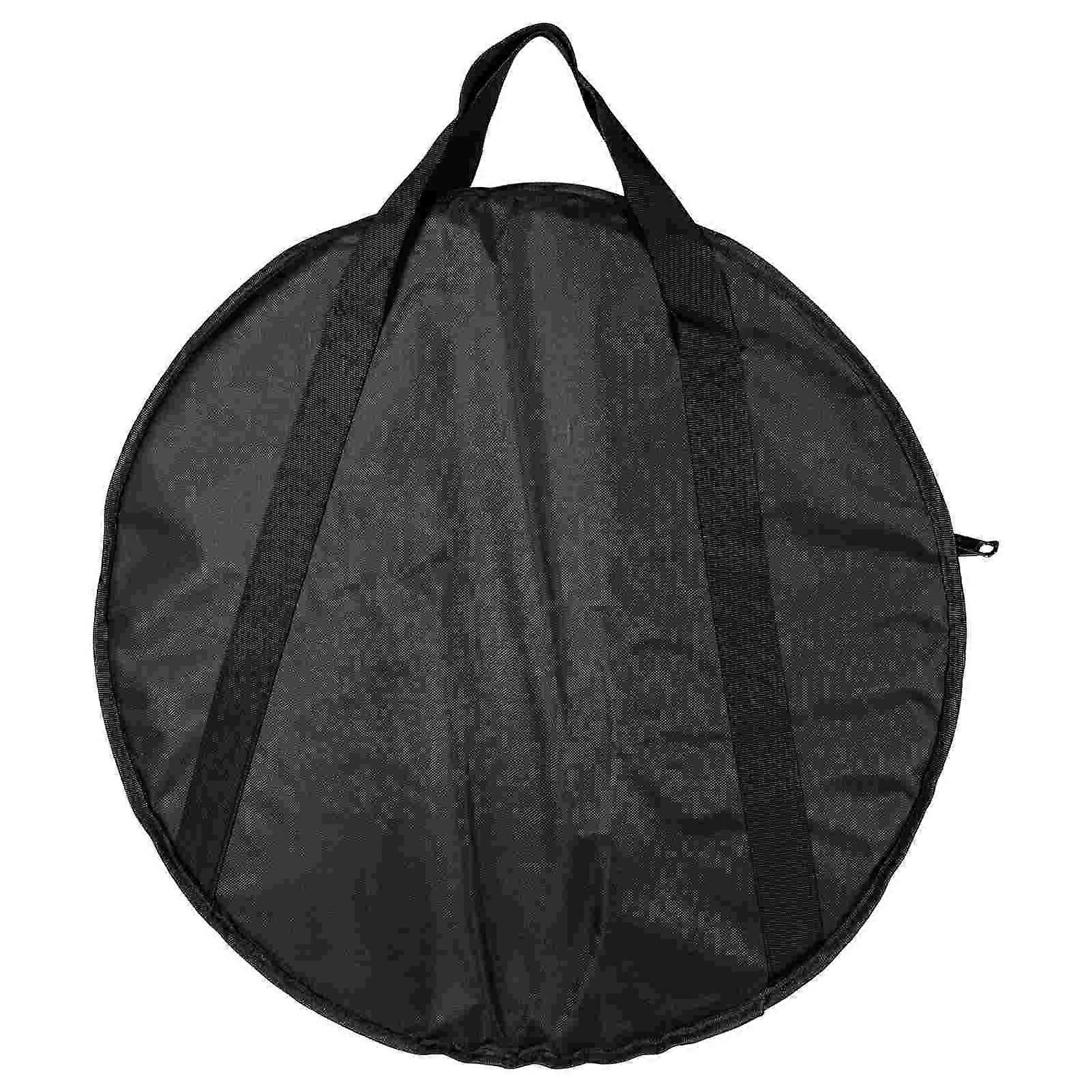 Storage Box Drum Bag Cymbal Case Stick Suitcase Backpack Pockets Round Hard Shell Instrument Holder Handbag Carry Handle