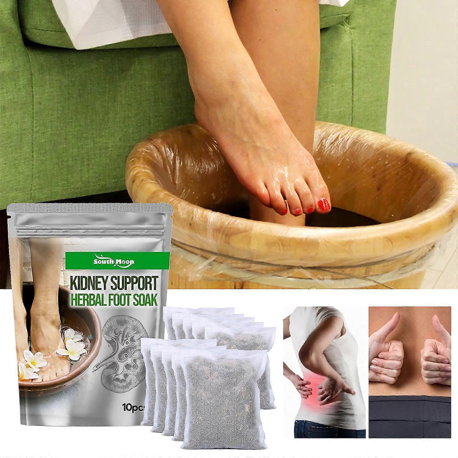 10/20/30pcs Pure Cleanse Kidney Support Herbal Foot Soak, Lymphatic Drainage Ginger Foot Soak