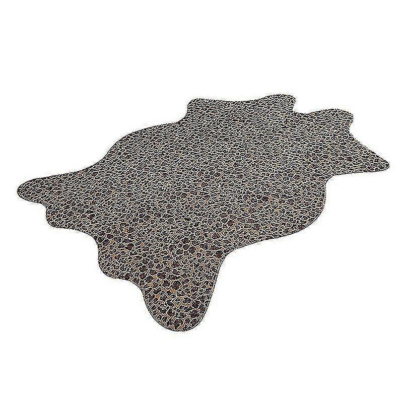 Irregular Cute Cow Print Rug For Decorating Kids