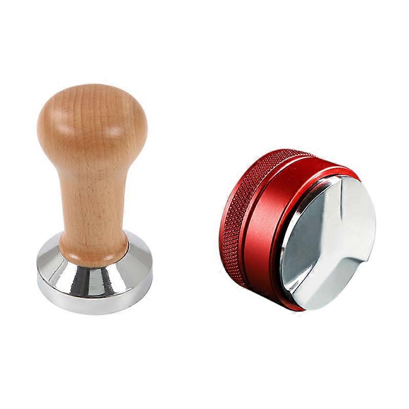 58MM Coffee Portafilter, Coffee Bottomless Filter for , for Espresso Coffee Wooden Handle Professio