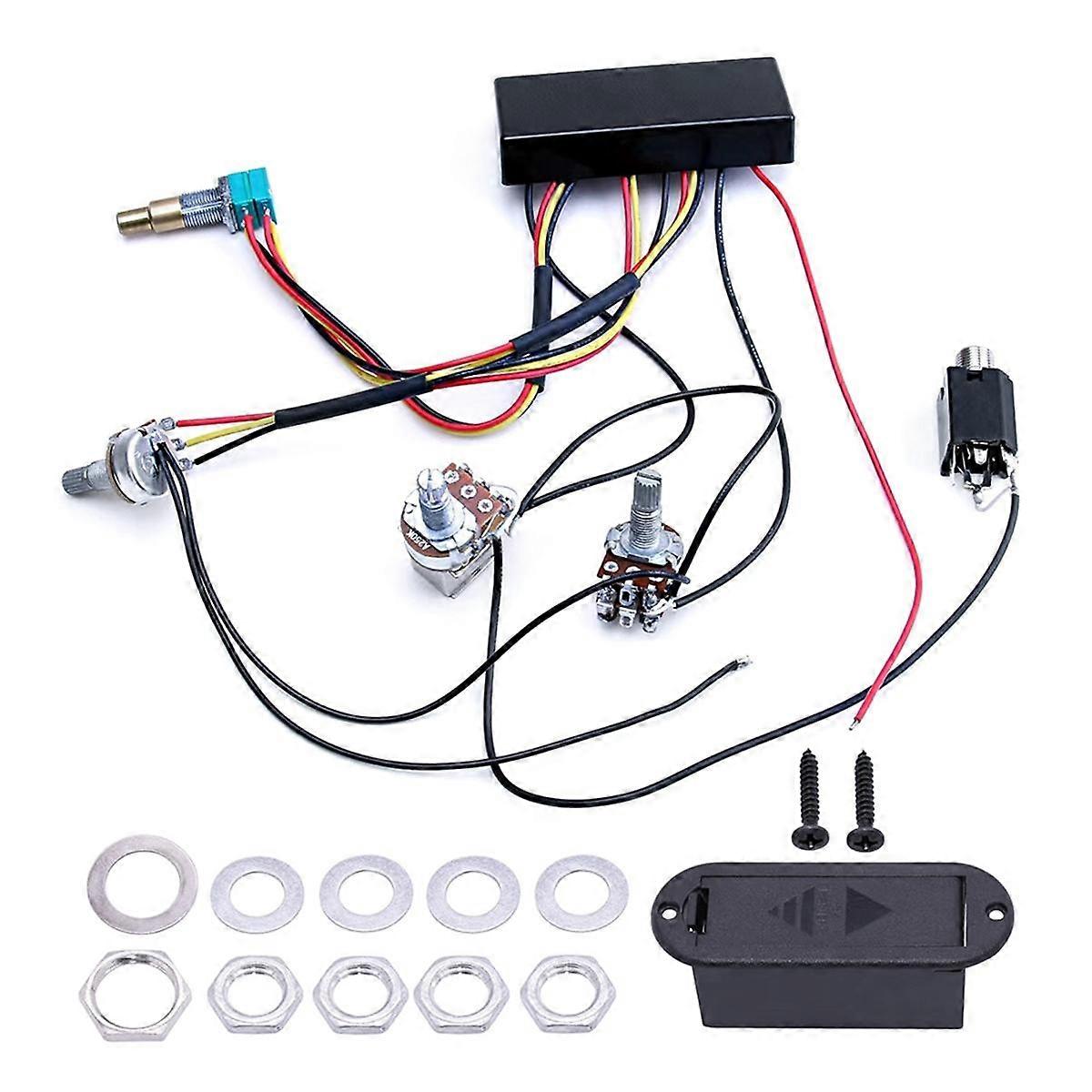 EQ-B21T Elgitarr Bas Aktiv Pickup Elgitarr Bas Linje Instrumenttillbehör