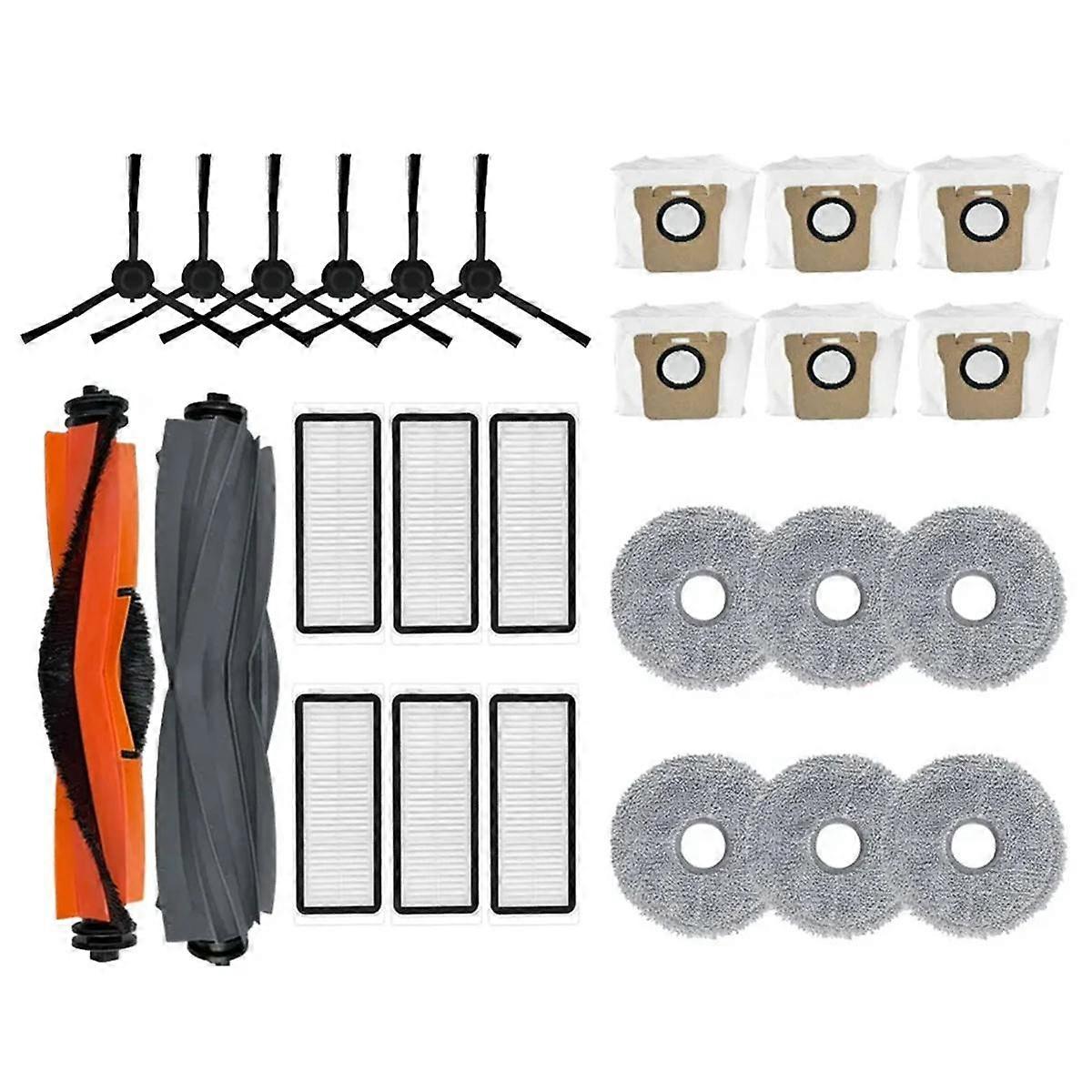 For L20 Ultra /L20 Ultra Complete RLX41CE /L30 Ultra Robot Vacuum Main Side Brush Hepa Filter Mop C