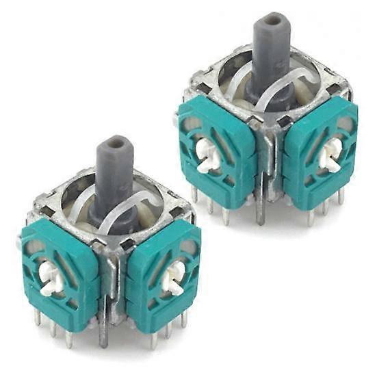 2Pcs Analog Thumb Joystick Repair Parts Dualshock Replacement for PS4 Controller