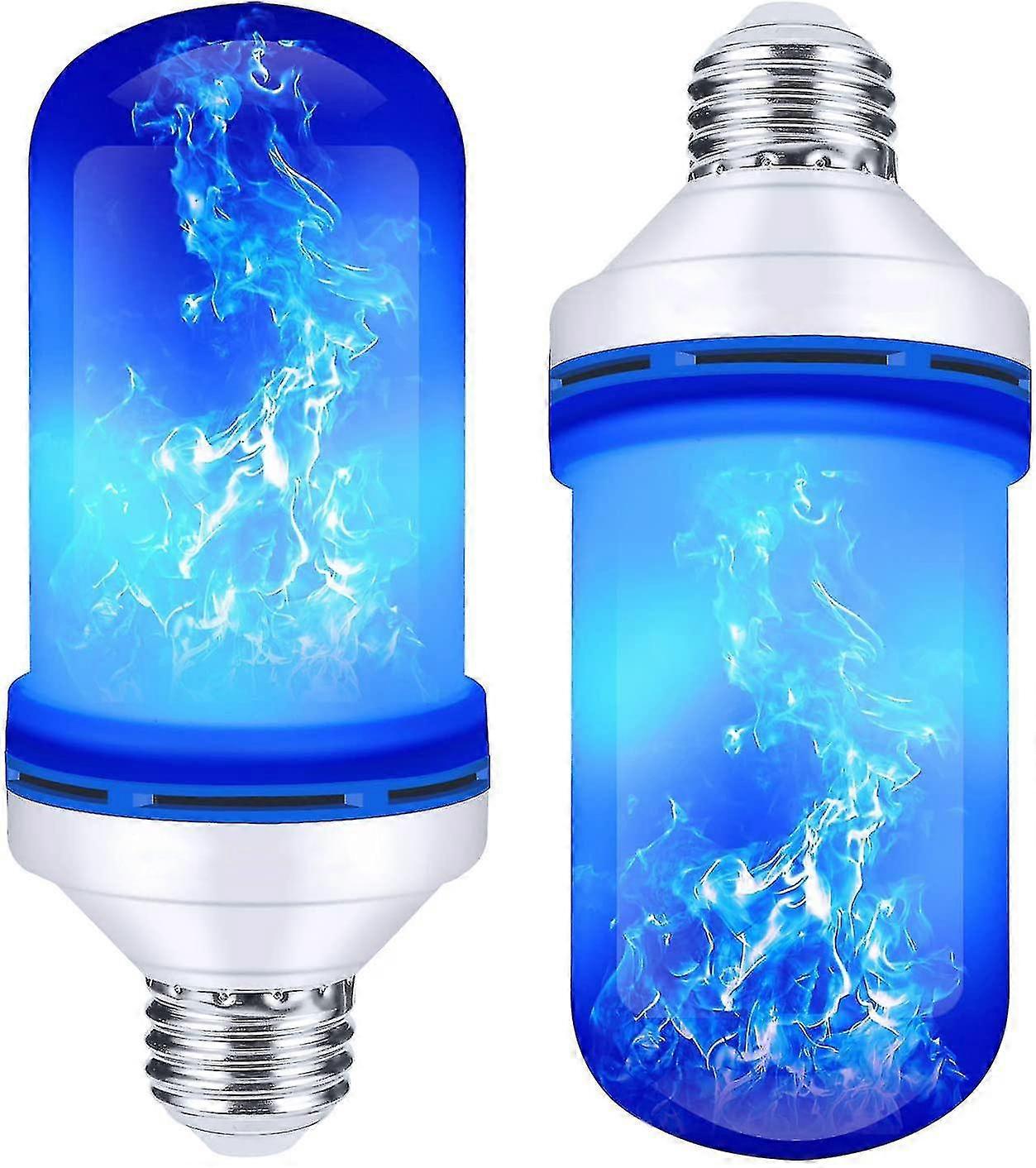 Led Flame Effect Light Bulb, 4 Modes Flame Lights Bulbs, E26 Base Fire Light Bulbs With Gravity Sensor, Valentine Decorations Flickering Light Bulb Fo