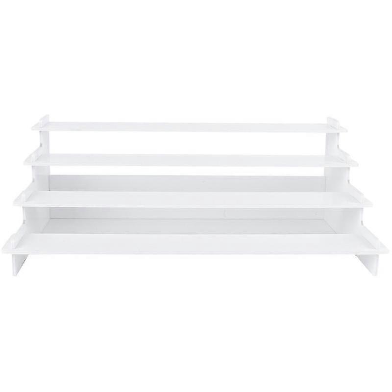 1pc Acrylic Trapezoidal Display Rack Multilayer Display Rack Display Organizer