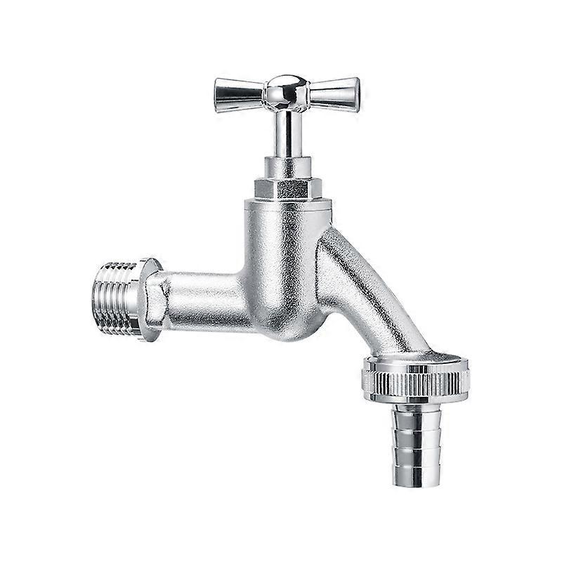 Garden Tap with Hose Connector and Quick Connect, Water Tap, 1/2" Inlet - Mushroom Valve, Bibcock