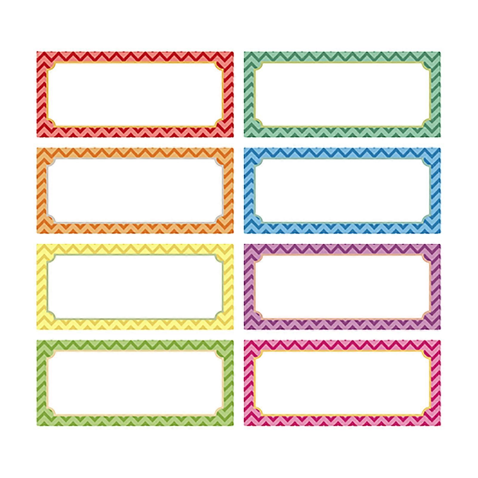 8Pcs Magnetic Name Tags Erasable Anti-scratch Rectangular Universal Name Marking Dry Erase Magnets Office Supplies