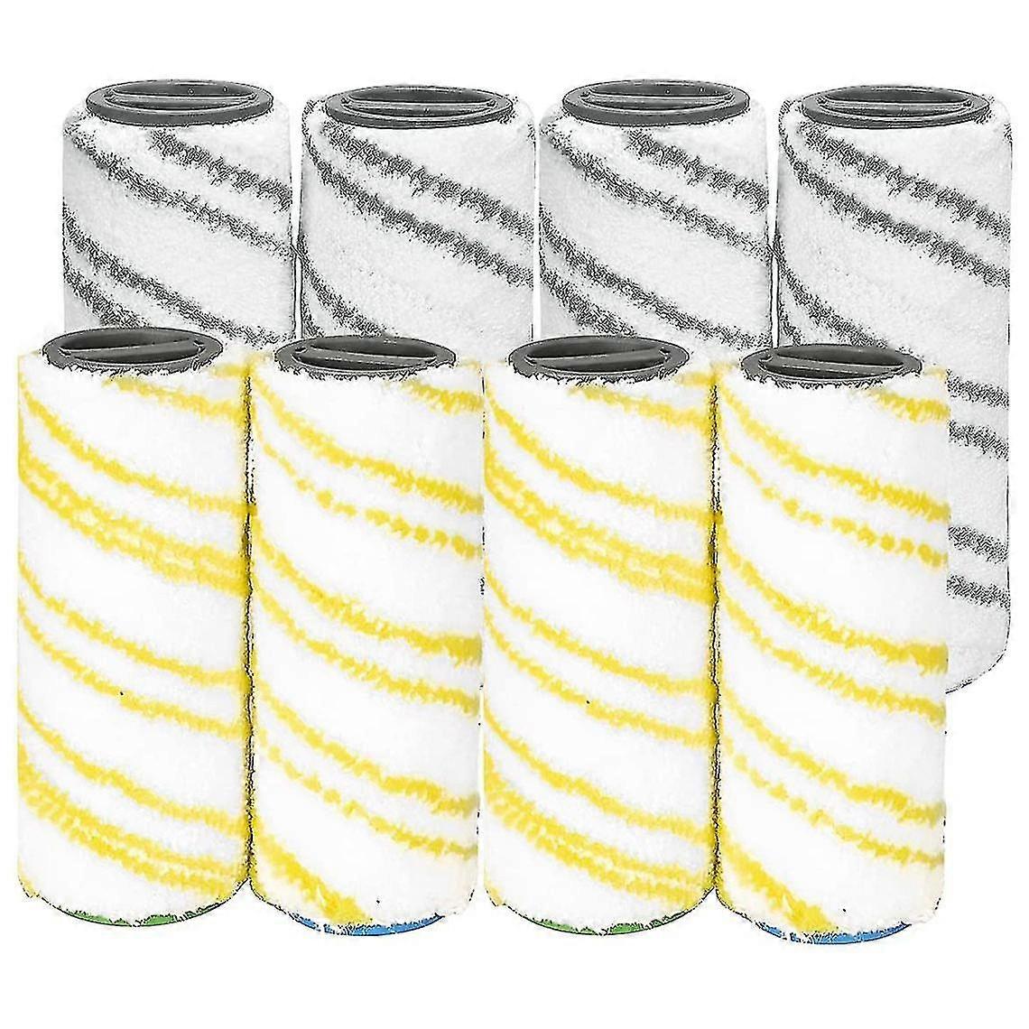 8 Piece Set Of Rollers For Fc7 Fc5 Fc3 Fc3d Electric Floor Cleaner 2.055-007.0 / 2.055-006.0-haoyi