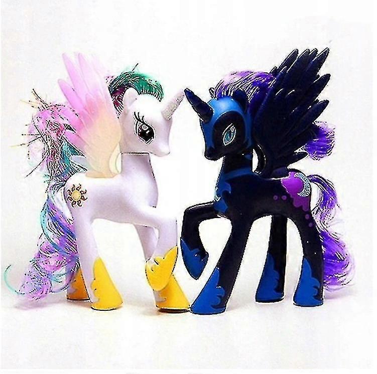 2pcs My Little Pony Princess Luna Celestia Set