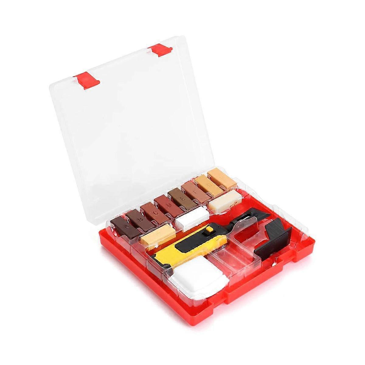 Wood Floor Furniture Scratch Repair Kit , Laminate Repairing Kit with Melting Tool For Cracked Ston