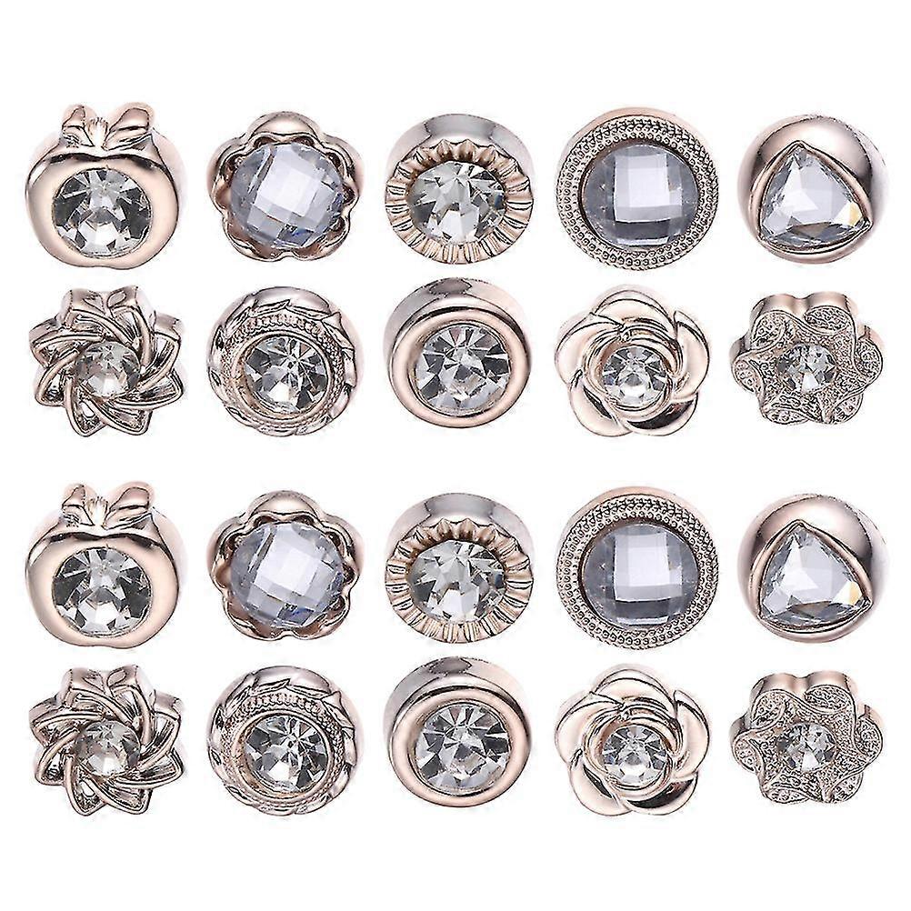 30pcs Girl Brooches Personalized Suits Pins Versatile Clothes Decorative Pins