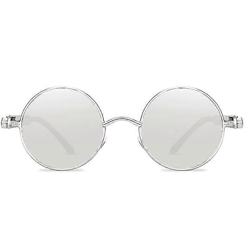 Steampunk Sunglasses Vintage Retro Men Women Circle Cyberpunk Glasses