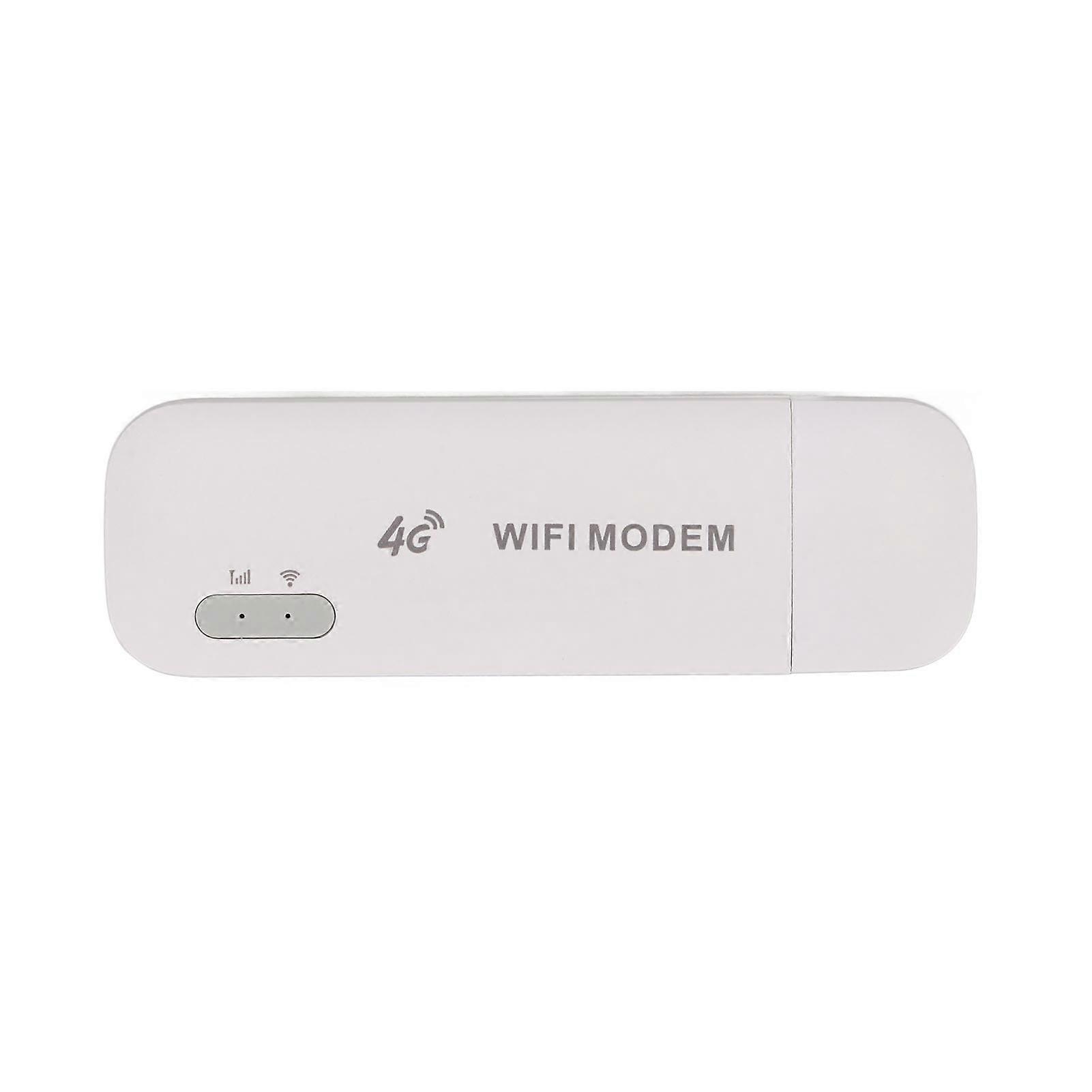 4G USB bærbar Wifi Support 10 enheder Plug and Play Flere beskyttelse USB Mobile Wifi til mobiltelefon bærbar computer hvid