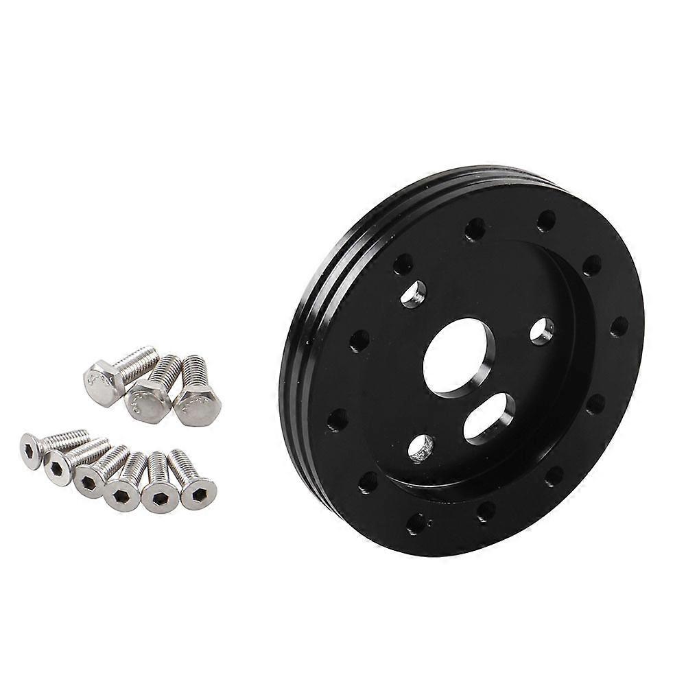 Universal 0.5in 1in Steering Wheel to Grant 3 Hole Hub Spacer Pad For 6 Hole