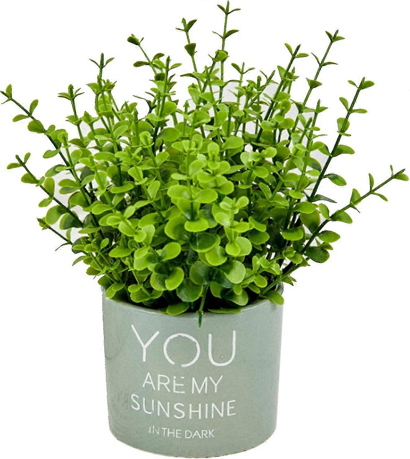 New - Artificial Lavender With Ceramic Flowerpot, Small Potted Decorations, Suitable For Office