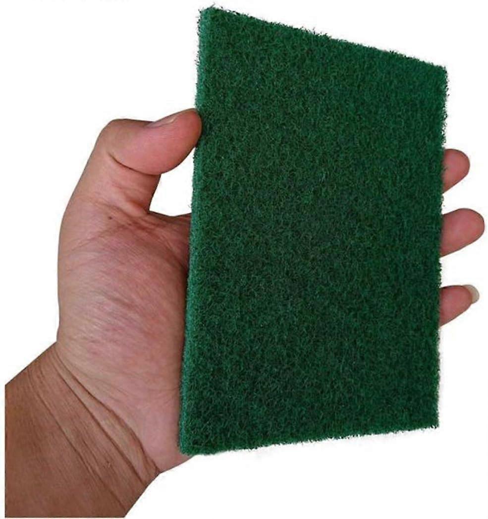 Scouring Pads - Heavy Duty Household Cleaning Scrubber with Non-Scratch Anti-Grease Technology - Reusable (10 PACK)