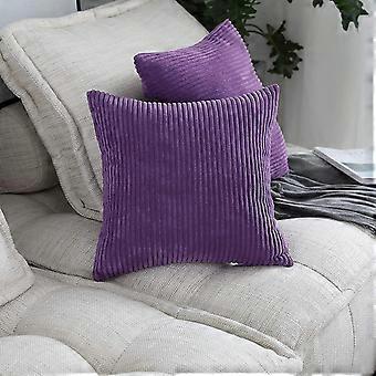 Set Of Purple Pillows Covers Sofa Pillows Decorative Sets