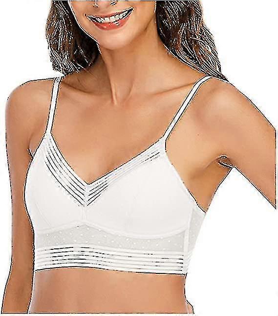 Low Back Wireless Lifting Lace Bra, U Shaped Bra Push Up Backless Bra Deep V Invisible Low Back Bra