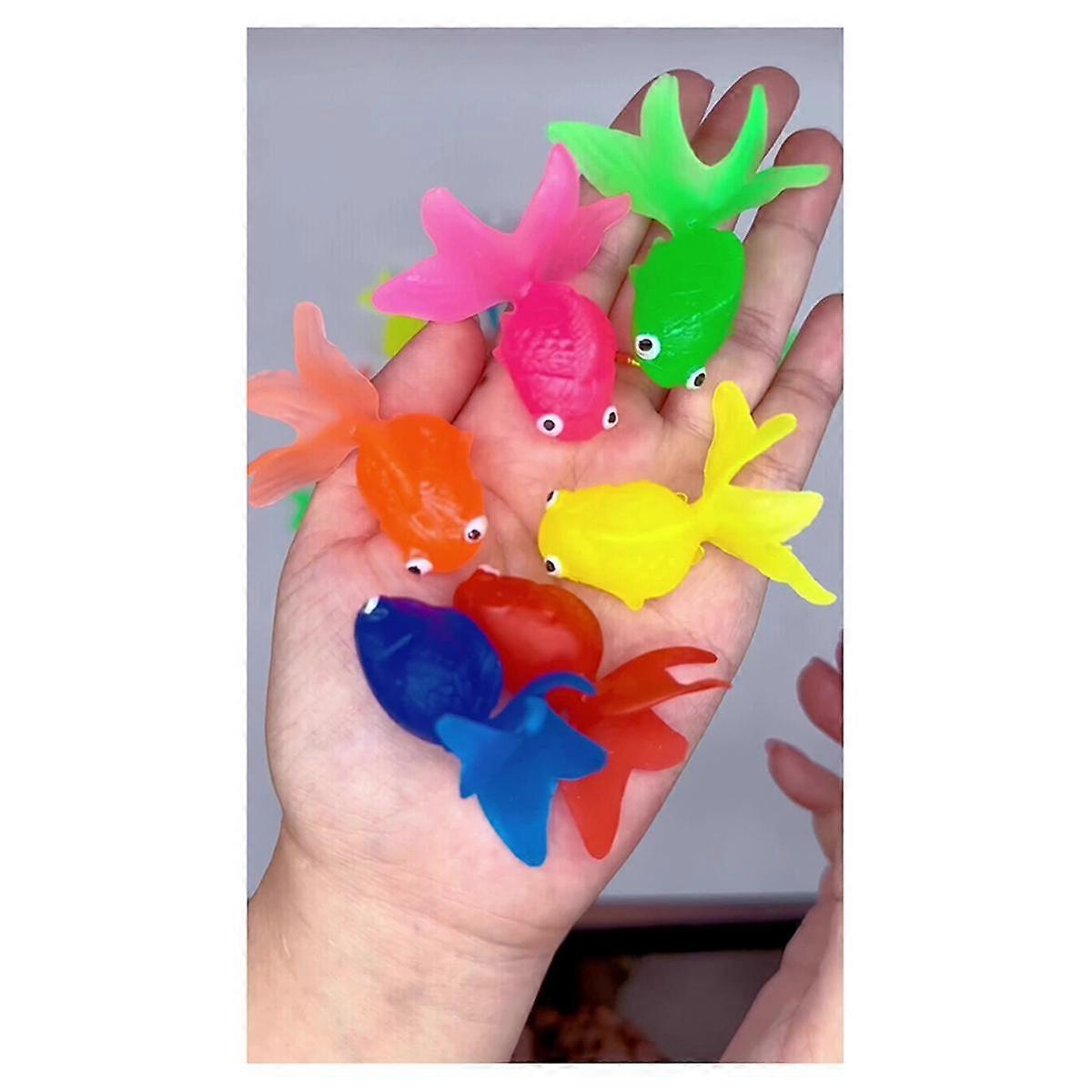 Simulated Goldfish, Children'S Floating Fish Fishing, Goldfish Fun Swimming Beach Gift (Goldfish Color is Random)