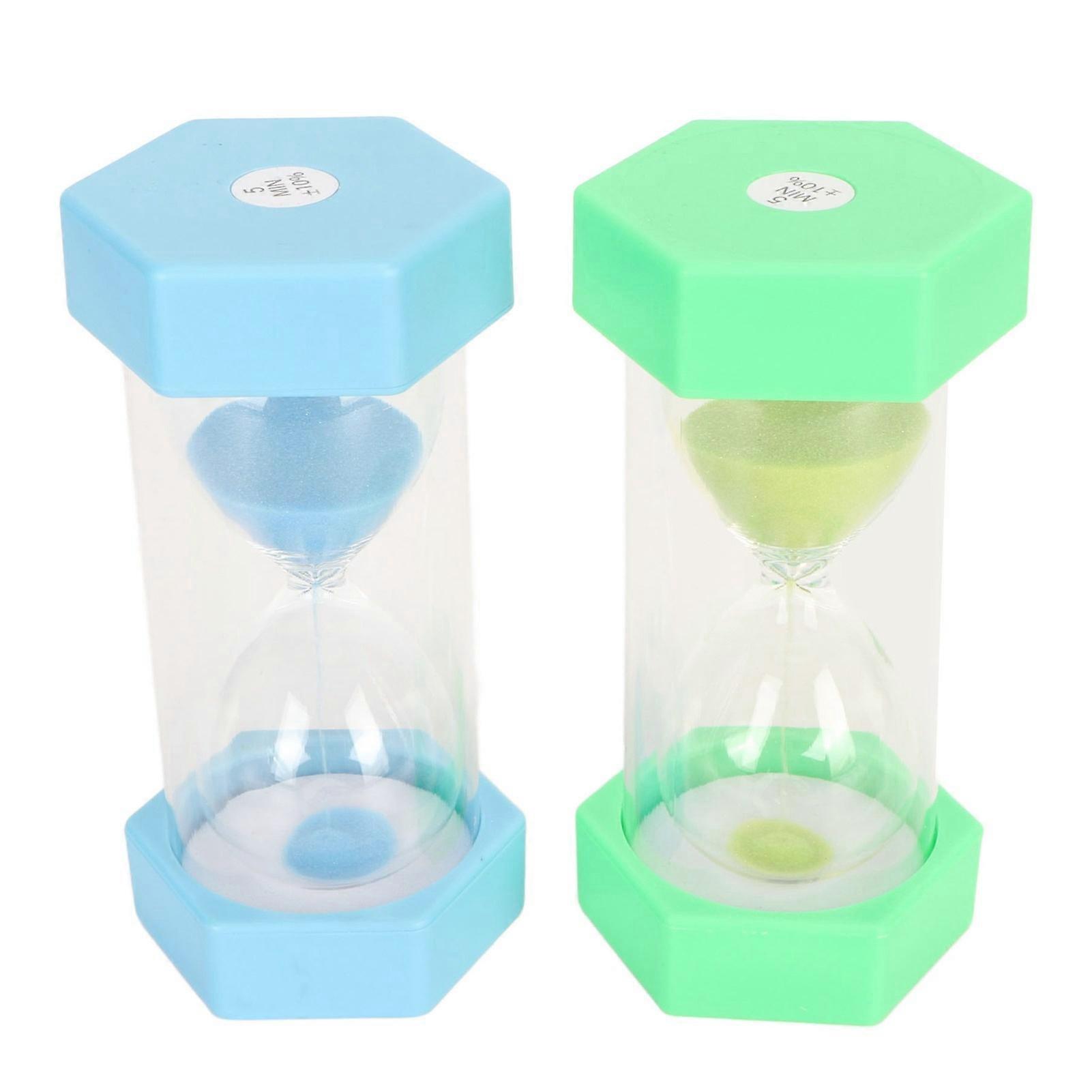 5-Minute Sand Timer Set for Kids: Classroom Kitchen ADHD Behavior Improvement