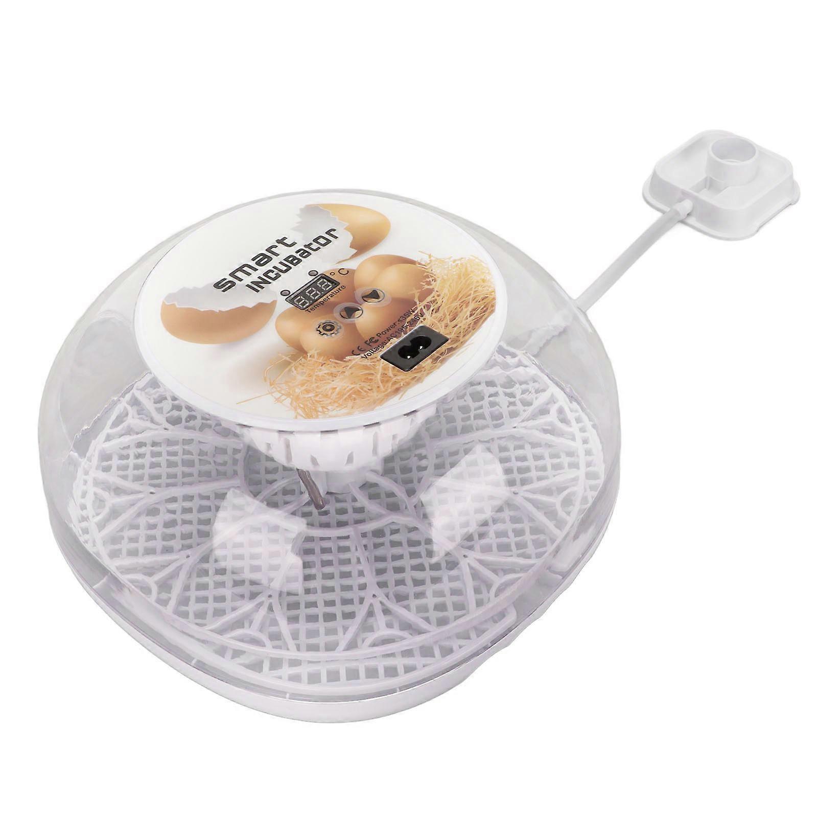 Mini Automatic 12 Egg Poultry Incubator with Transparent Insulation Digital Control