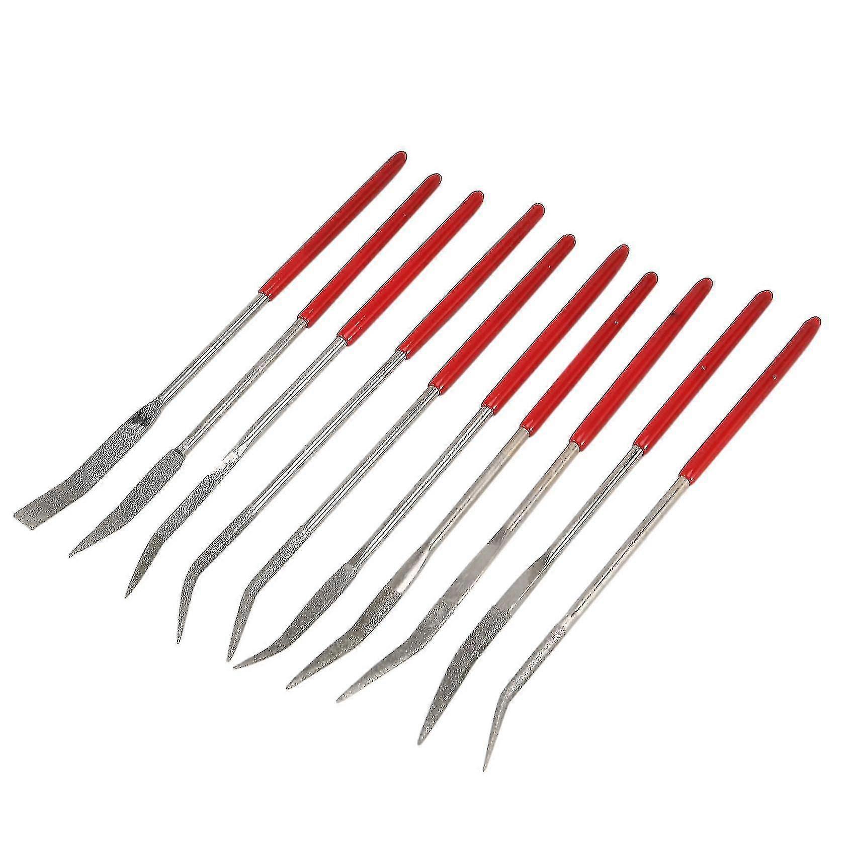 Curved Mini Diamond File Set Needle File Set Coated Diamond File Metal File Set PXCL