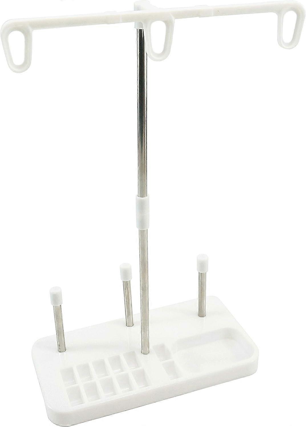 Light Weight Spool Thread Holder - 3 Thread Spool Holder - for Embroidery, Sewing, Quilting and Overlock Machines - Four Colors for Choices