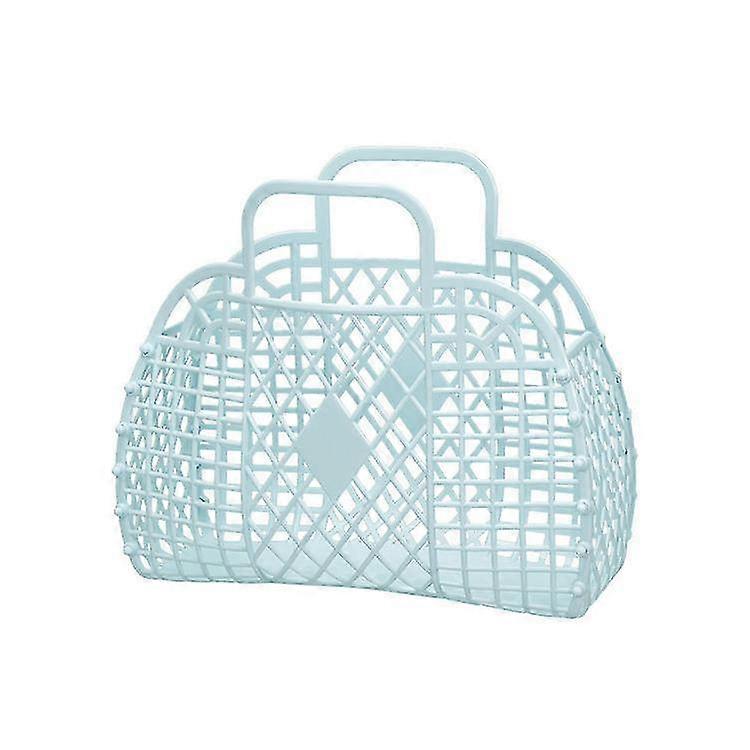 Bathroom Laundry Basket Foldable Mesh Portable Plastic Bathroom