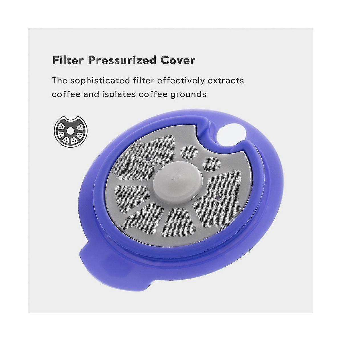 60ml Reusable Coffee Capsule Pods For Machine Series Refillable Filter Hammer
