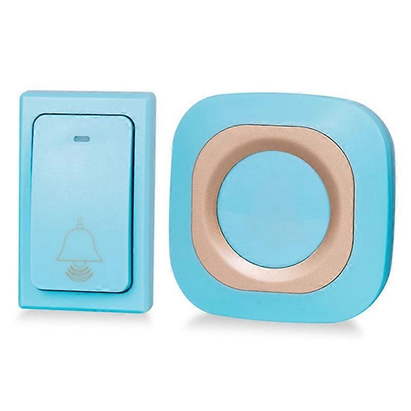 Flash Smart Wireless Doorbell 1 For 1 Blue